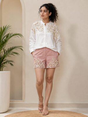 Pearl & Shell Embellished Co- Ord
